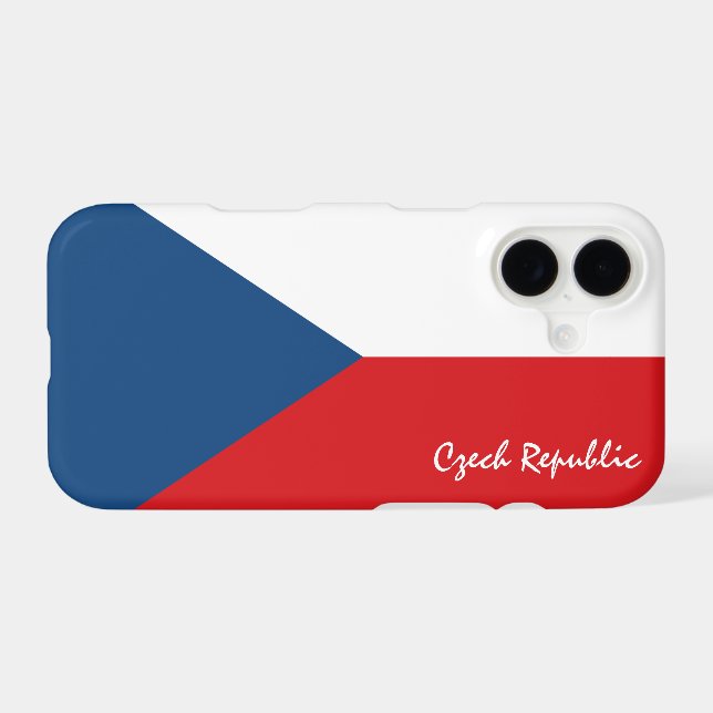 Czech Repulic & Czech Flag fashion, travel /sports (Back (Horizontal))