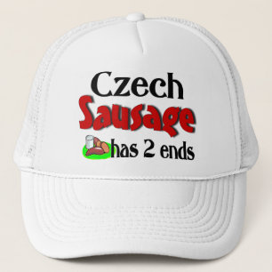 Czech Sausage Has 2 Ends Trucker Hat