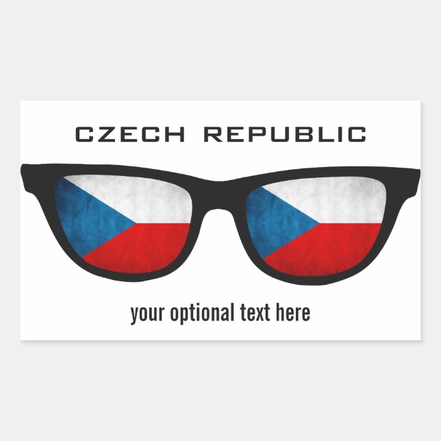 Czech Shades custom stickers (Front)