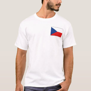 Czechia Flag and Map T-Shirt