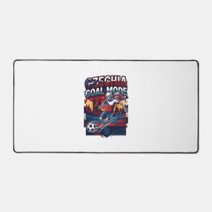 Czechia Goal Mode Skeleton Striker Nations Streetw Desk Mat