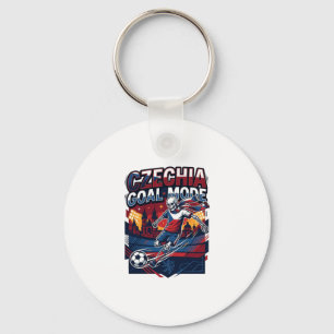 Czechia Goal Mode Skeleton Striker Nations Streetw Key Ring