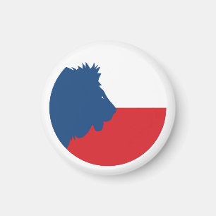 Czechia Lion Czech National Animal Flag Magnet