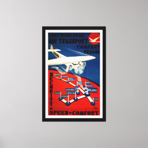 Czechoslovak Air Transport Canvas Print