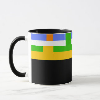 D04 - Mug with Horizontal Color Stripes