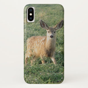D19 Mule Deer Fawn iPhone X Case