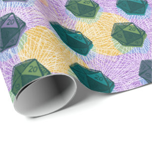 D20 - Critical Hit! Wrapping Paper