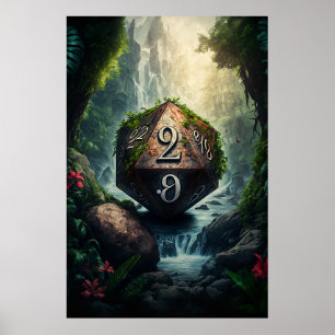 D20 De Tranquility Metal Print