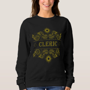 D20 Dice Cleric RPG Class Tabletop Roleplaying Sweatshirt