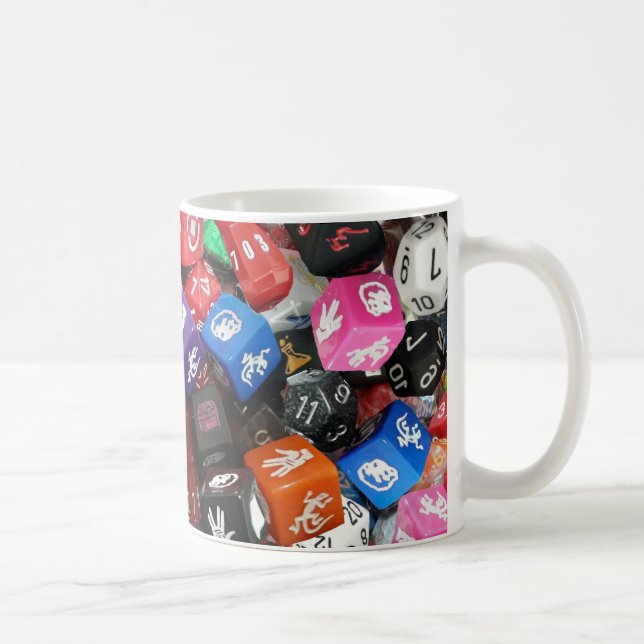 d20 dice coffee mug (Right)