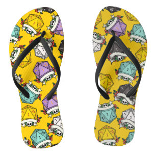 D20 Dice Set Pattern Large Gift Bag Thongs