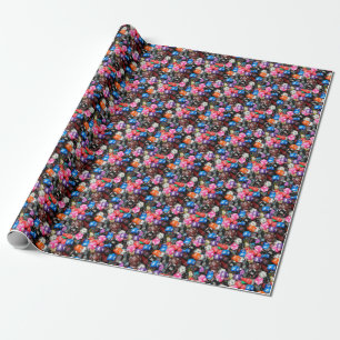 d20 dice wrapping paper