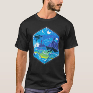 D20 Landscape Dungeons D20 Dragon 1 T-Shirt