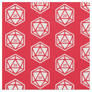 D20 Pattern Fabric