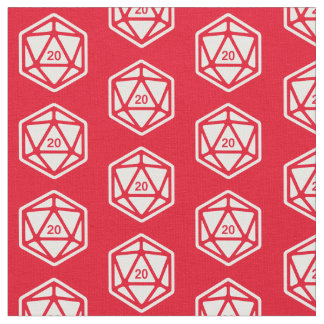 D20 Pattern Fabric