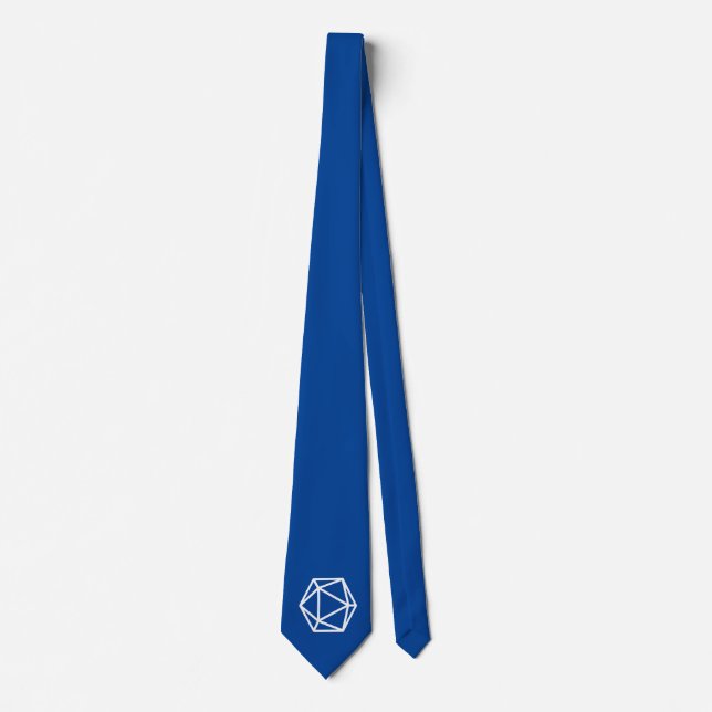 D20 Tie - Be the coolest guy at the office! (Front)