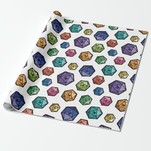 D20 Wrapping Papper Paper