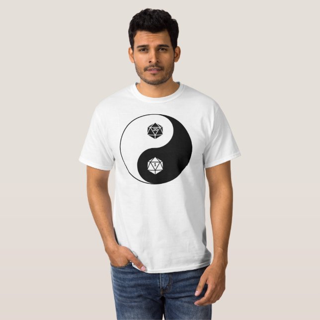 D20 Yin Yang Shirt (Front Full)