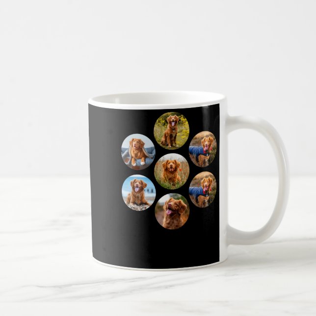 D 7 Photo Collage Family Vacation  Coffee Mug (Right)