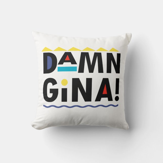 D A M N GINA CUSHION (Front)