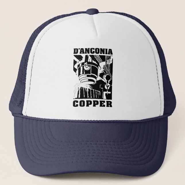 d’Anconia Copper / Black Logo Trucker Hat (Front)