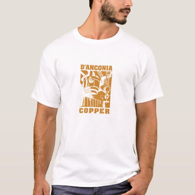 d’Anconia Copper / White Logo T-Shirt (Front)