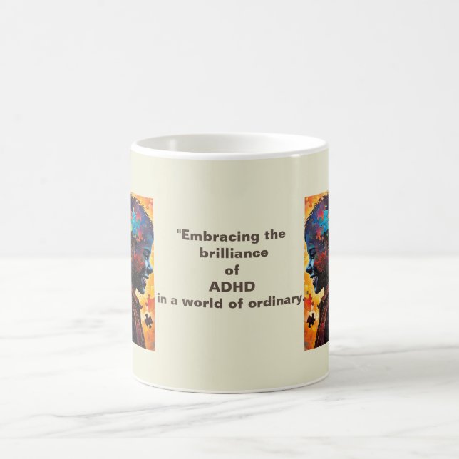   D.Anders Osborne Ph.D., Brilliance Of ADHD  Coffee Mug (Center)