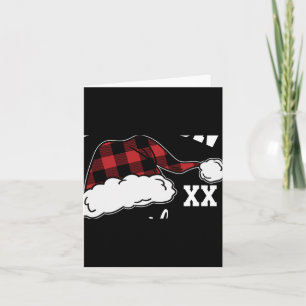 D Buffalo Plaid Matching Family Card