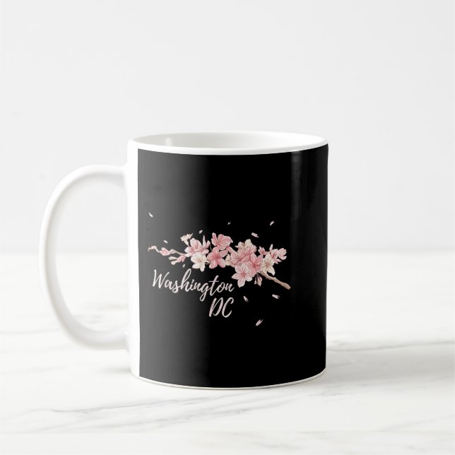 D.C. Cherry Blossom Tree Washington Cherry Festiva Coffee Mug (Left)