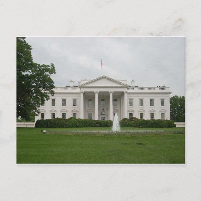 D.C. white house Postcard (Front)