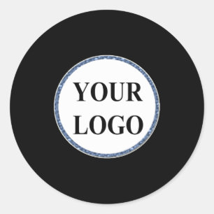 D Christmas Gift Ized Idea Logo Baby Classic Round Sticker