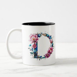 D Coffee Mug – Floral Design for Gifting