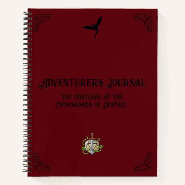 D&D Campaign Chronicle Notebook (Front)