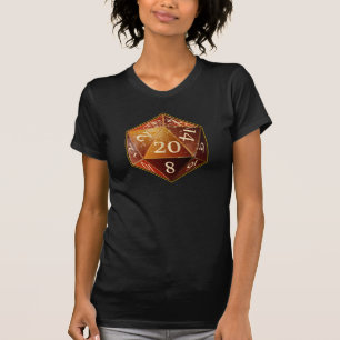 D&D d20 Sandstone and tan SAHARA die T-Shirt