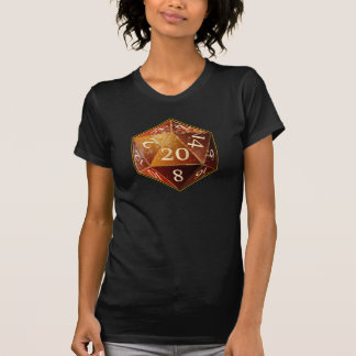 D&D d20 Sandstone and tan SAHARA die T-Shirt