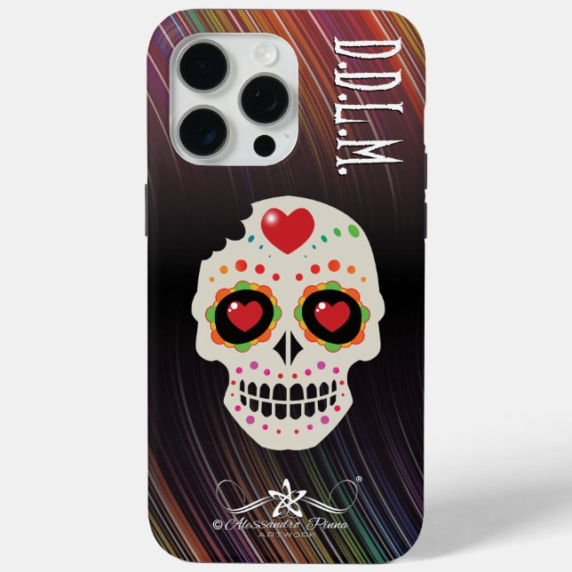 D.D.L.M. Calavera Case-Mate iPhone Case (Back)