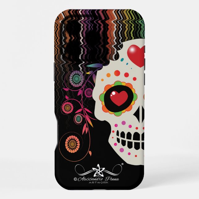 D.D.L.M. Calavera iPhone Case (Back)