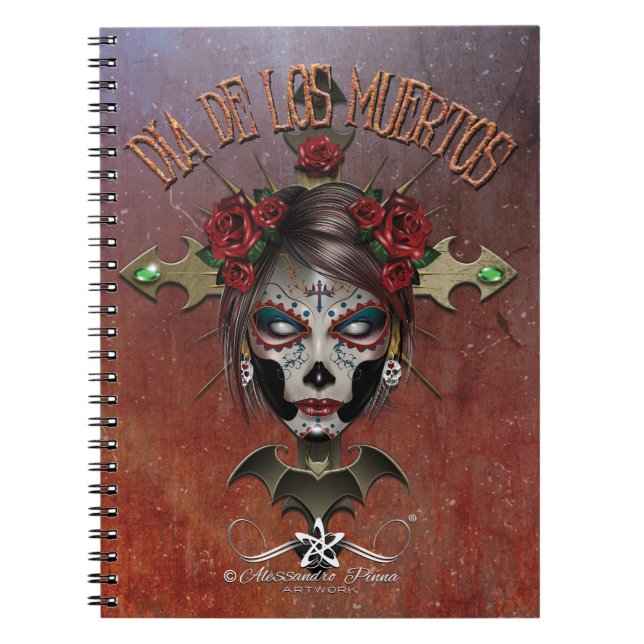 D.D.L.M. La Catrina  Notebook (Front)