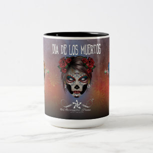 D.D.L.M. La Catrina Two-Tone Coffee Mug