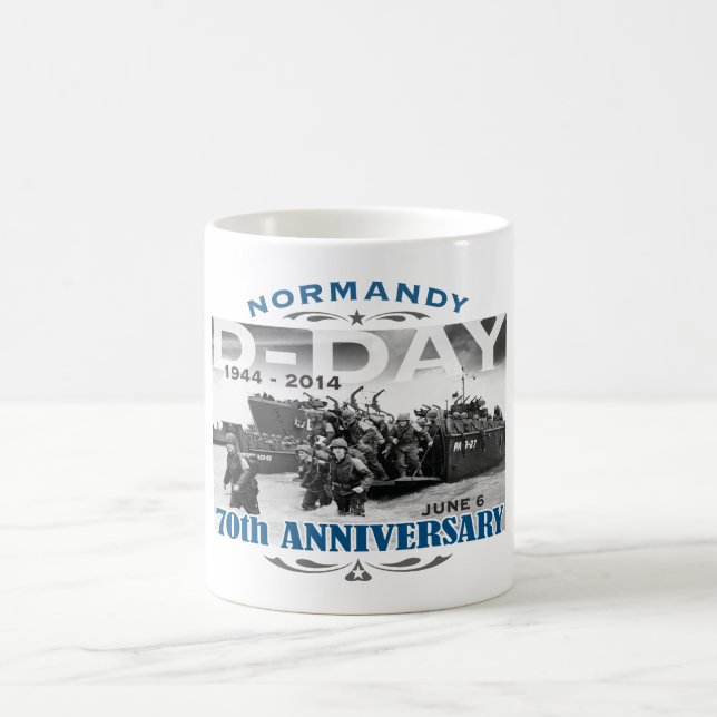 D-Day 70th Anniversary Battle of Normandy Coffee Mug (Center)