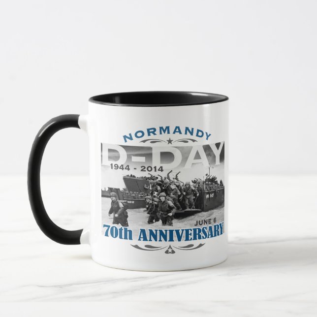 D-Day 70th Anniversary Battle of Normandy Mug (Left)