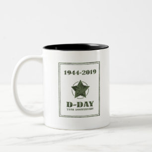 D-Day 75th Anniversary Two-Tone Coffee Mug