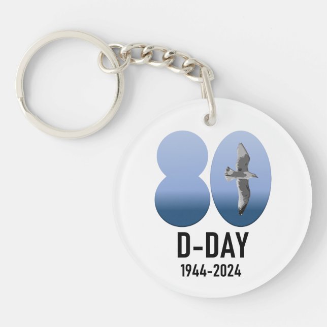 D-Day 80 - 1944-2024 Key Ring (Front)