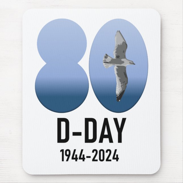 D-Day 80 - 1944-2024 Mouse Pad (Front)