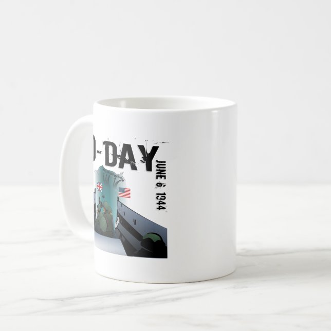 D-DAY June 6, 1944 Coffee Mug (Front Left)