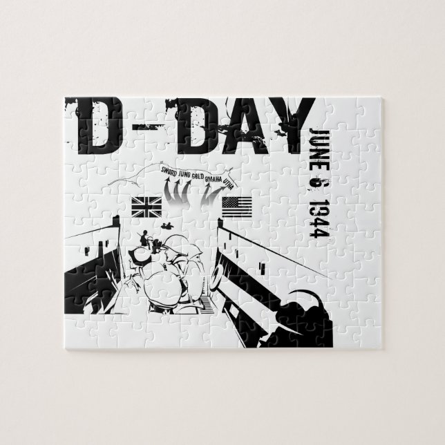 D-DAY June 6, 1944 Jigsaw Puzzle (Horizontal)