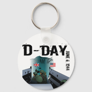 D-DAY June 6, 1944 Key Ring