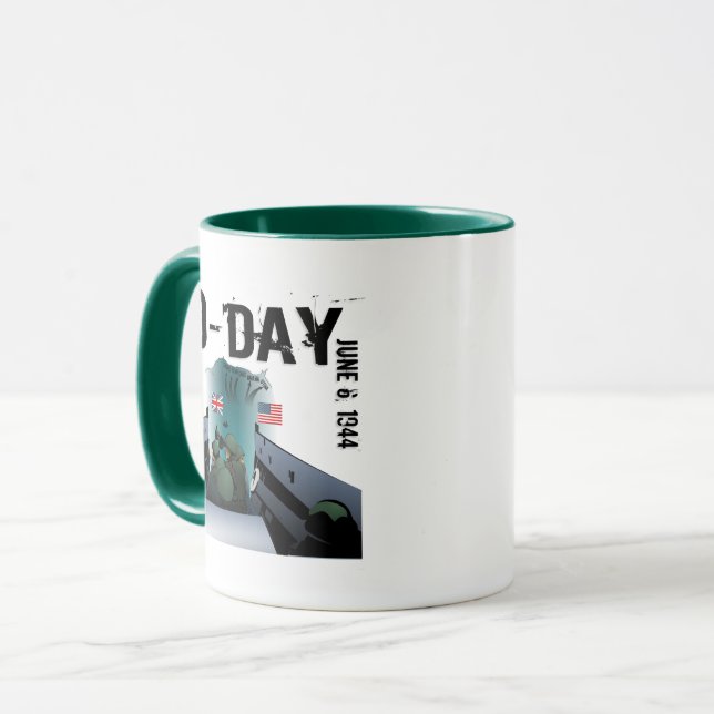 D-DAY June 6, 1944 Mug (Front Left)