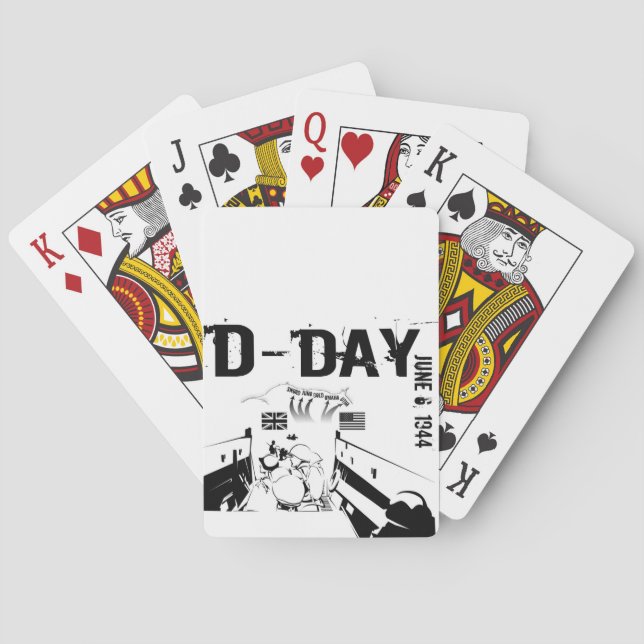 D-DAY June 6, 1944 Playing Cards (Back)