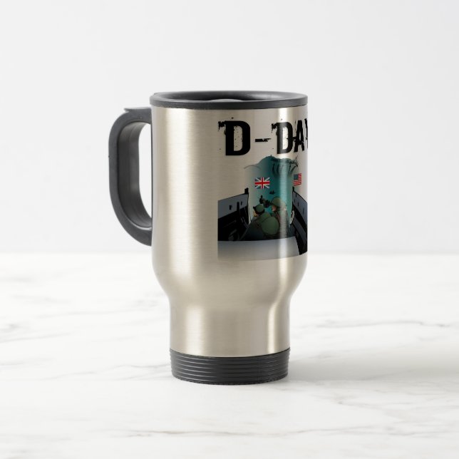 D-DAY June 6, 1944 Travel Mug (Front Left)